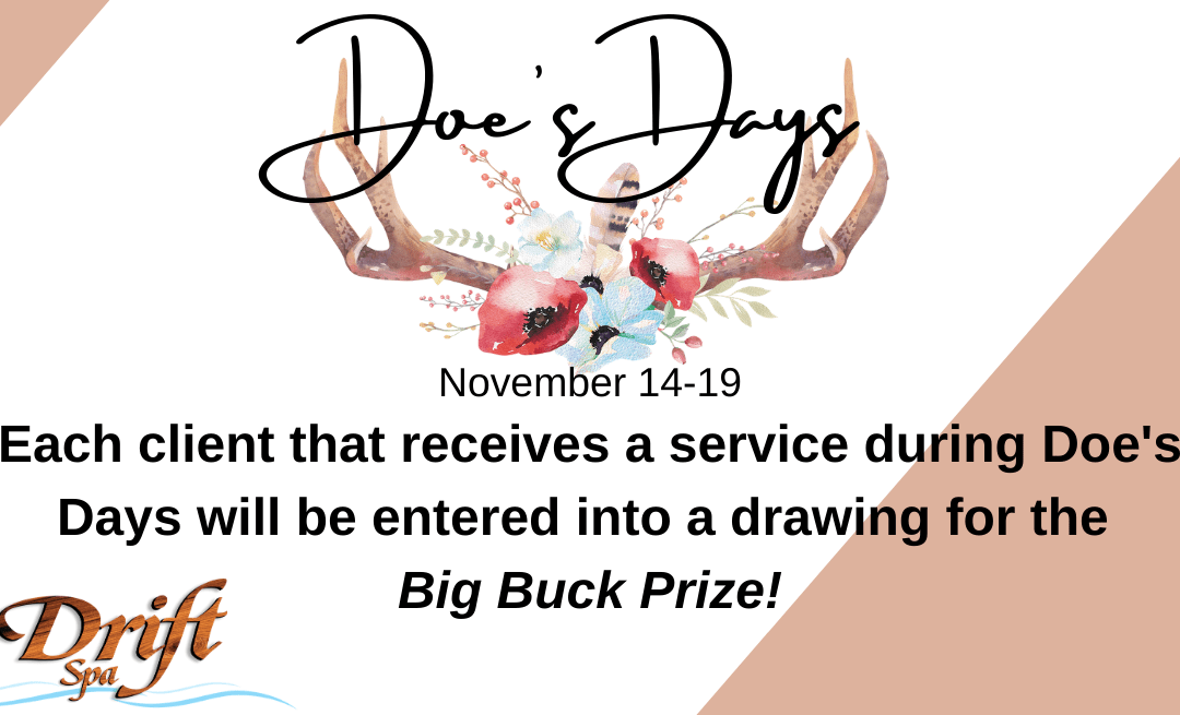 November 2020 Drift Spa Promotions